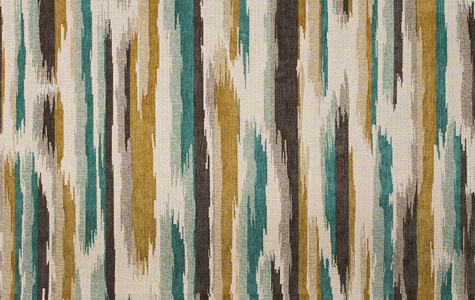 Американская ткань Fabricut, коллекция Color Studio Vol.VIII Peacock, артикул Parquet Stripe/Tahiti