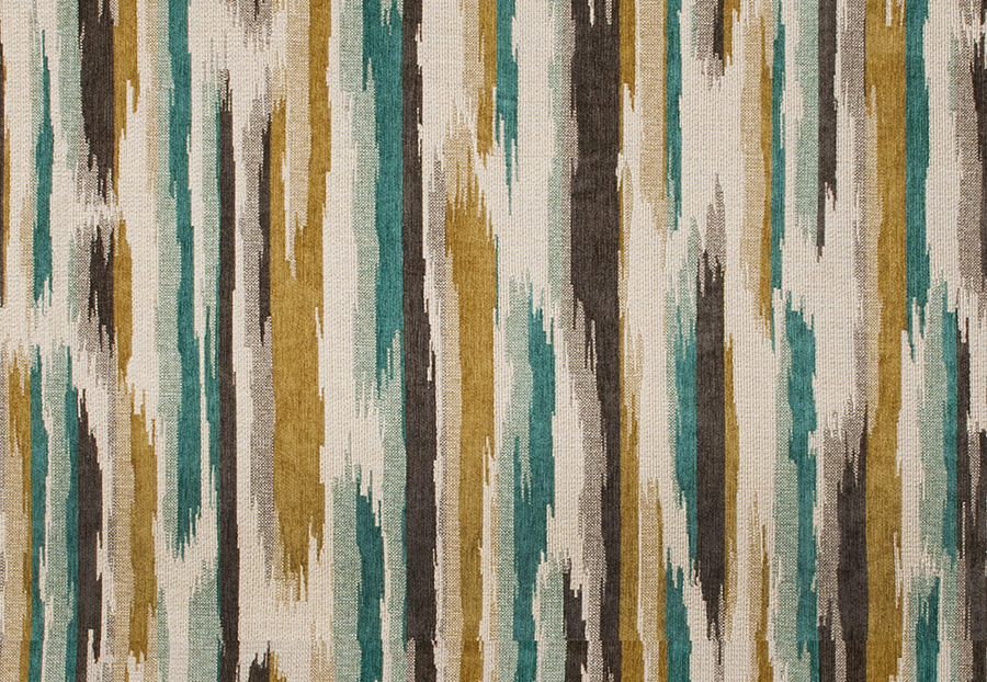 Ткань Fabricut Color Studio Vol.VIII Peacock Parquet Stripe/Tahiti