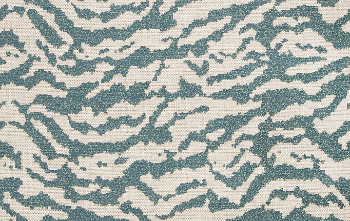 Американская ткань Fabricut, коллекция Color Studio Vol.VIII Peacock, артикул Crossing/Teal