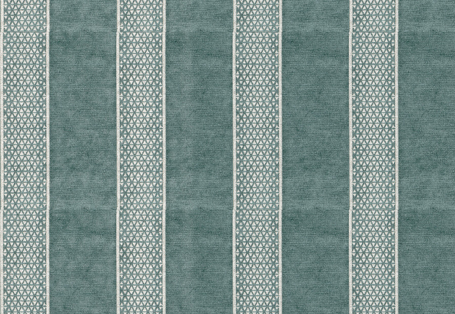 Ткань Fabricut Color Studio Vol.VIII Peacock Trove stripe/Teal