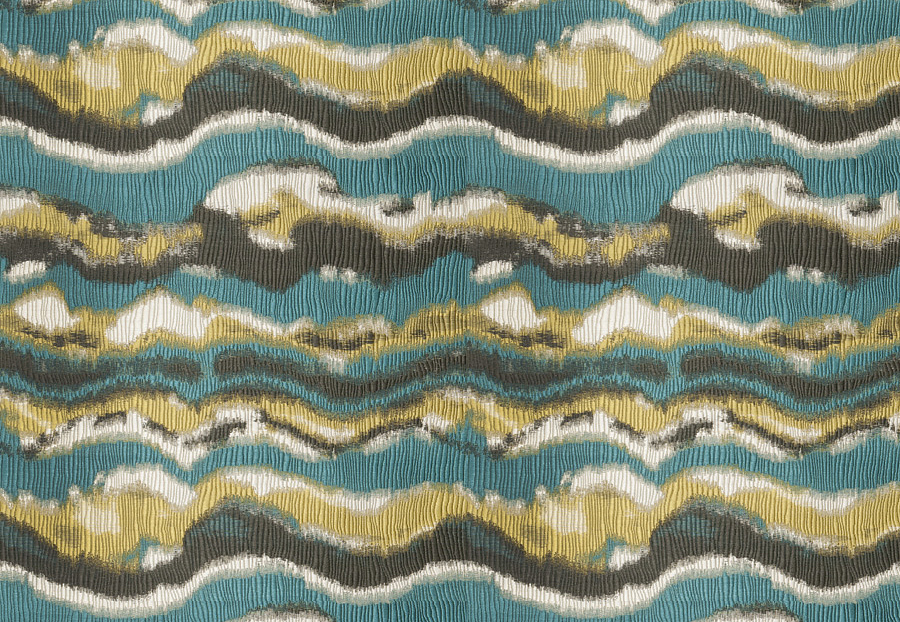 Ткань Fabricut Color Studio Vol.VIII Peacock Lunar shase/Parrot