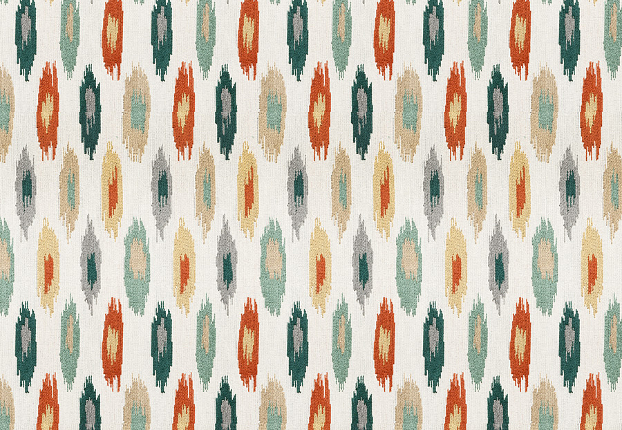 Ткань Fabricut Color Studio Vol.VIII Peacock Artifact/Boxwood