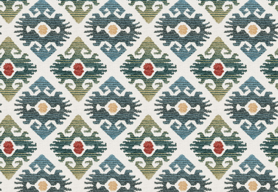 Ткань Fabricut Color Studio Vol.VIII Peacock Far and wide/Peacock