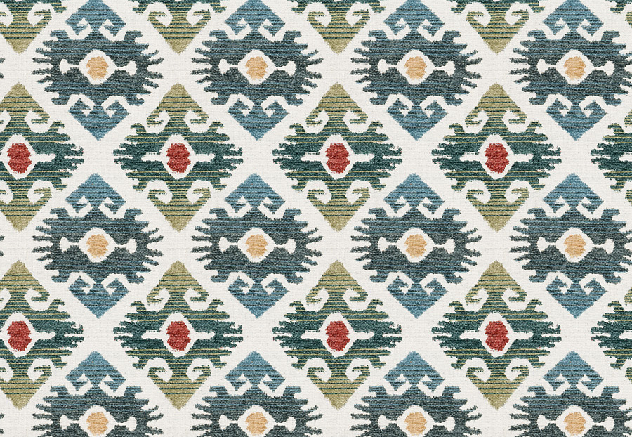 Ткань Fabricut Color Studio Vol.VIII Peacock Far and wide/Peacock