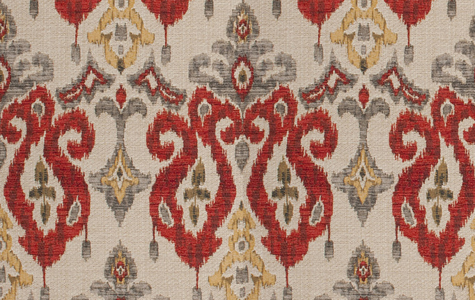 Американская ткань Fabricut, коллекция Color Studio Vol.VIII Vermillion, артикул Banjara/Fiesta