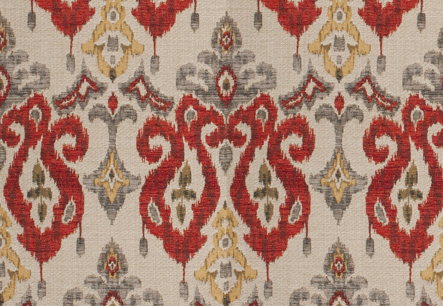 Ткань Fabricut Color Studio Vol.VIII Vermillion Banjara/Fiesta