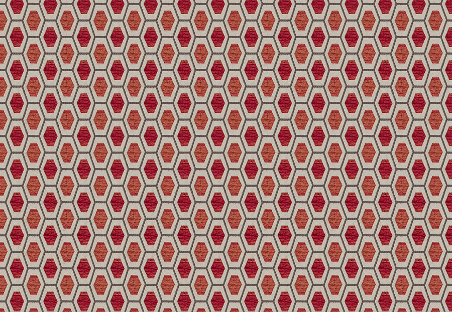 Ткань Fabricut Color Studio Vol.VIII Vermillion Lapidus/Vermillion