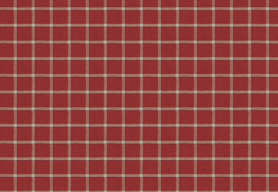 Ткань Fabricut Color Studio Vol.VIII Vermillion Campaign plaid/Vermillion