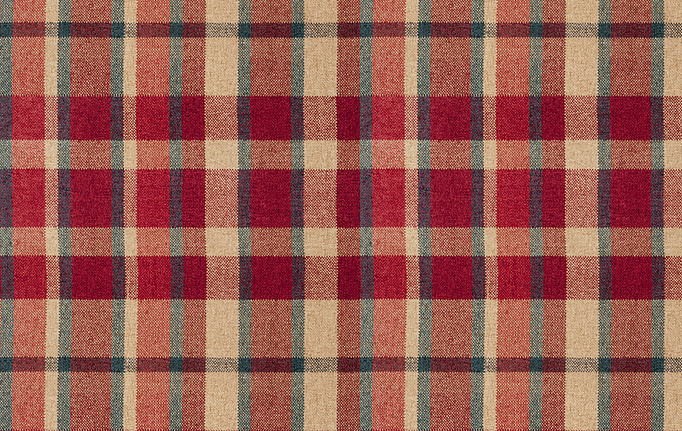 Американская ткань Fabricut, коллекция Color Studio Vol.VIII Vermillion, артикул Calais plaid/Redwood