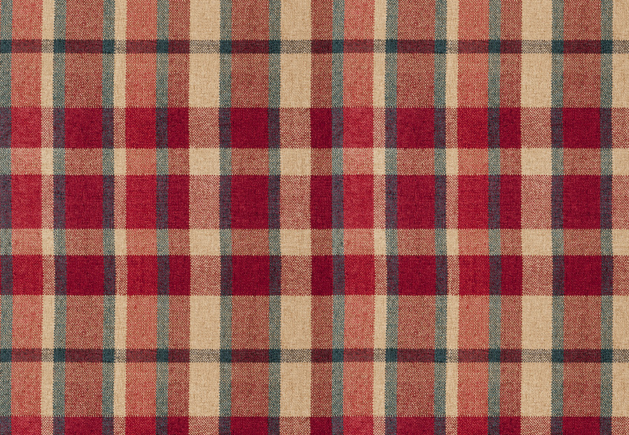 Ткань Fabricut Color Studio Vol.VIII Vermillion Calais plaid/Redwood