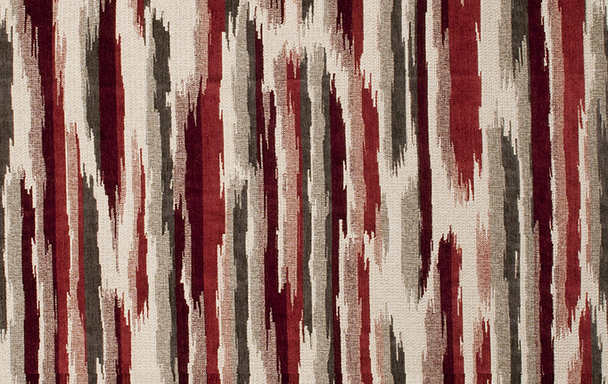 Американская ткань Fabricut, коллекция Color Studio Vol.VIII Vermillion, артикул Parquet Stripe/Redwood