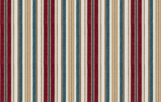 Американская ткань Fabricut, коллекция Color Studio Vol.VIII Vermillion, артикул Parlor stripe/Crimson