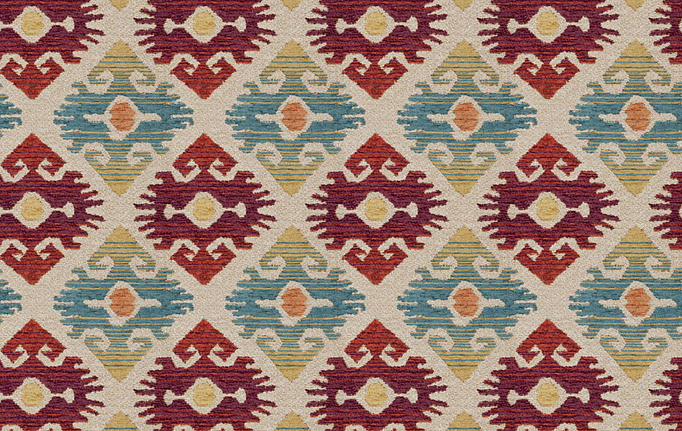 Американская ткань Fabricut, коллекция Color Studio Vol.VIII Vermillion, артикул Far and wide/Carmine