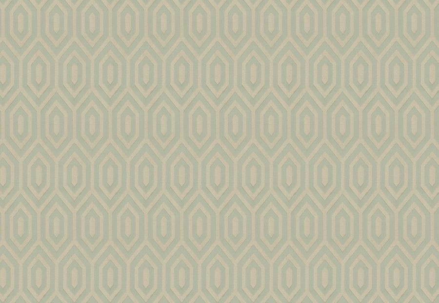 Ткань Fabricut Expressions Vol.V Aqua Piranha geo/Mint