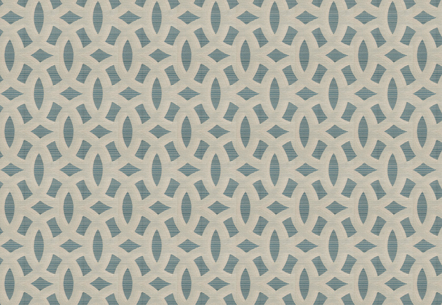 Ткань Fabricut Expressions Vol.V Aqua Barbel/Teal