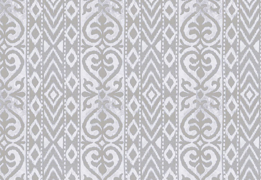 Ткань Fabricut Inspirations Vol.VI Stone Merah ikat/Silver