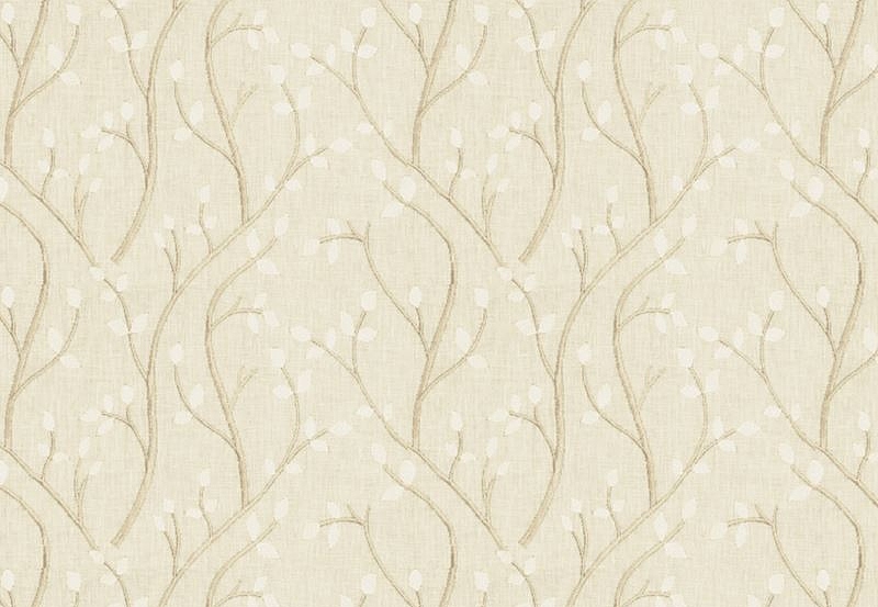 Ткань Fabricut Inspirations Vol. 6 Champagne Woodsmen leaves/Champagne
