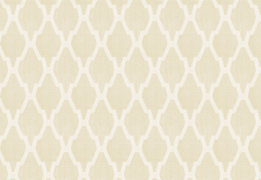 Ткань Fabricut Inspirations Vol. 6 Champagne Merman lattice/Cream