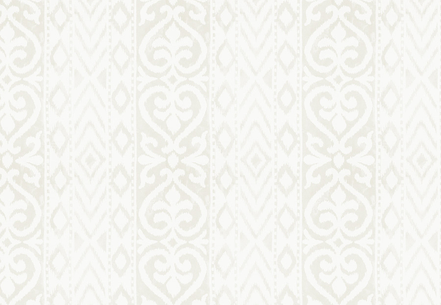Ткань Fabricut Inspirations Vol.VI Ivory Merah ikat/White