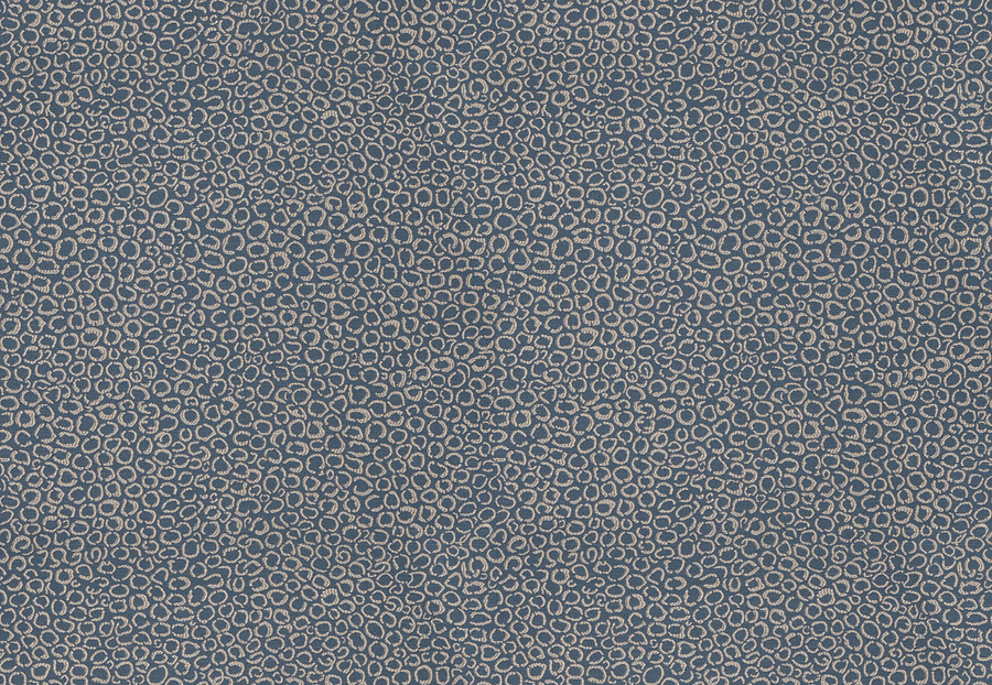 Ткань Fabricut Isabelle De Borchgrave-Color Ocean Context/Navy