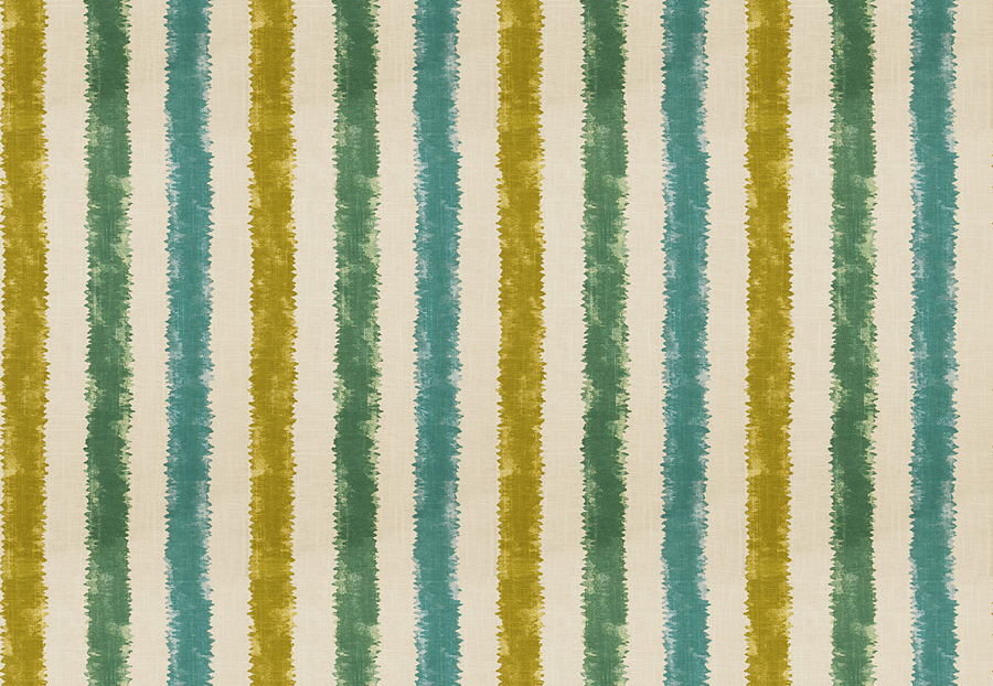 Ткань Fabricut Isabelle De Borchgrave-Color Ocean Kermesse/Splash