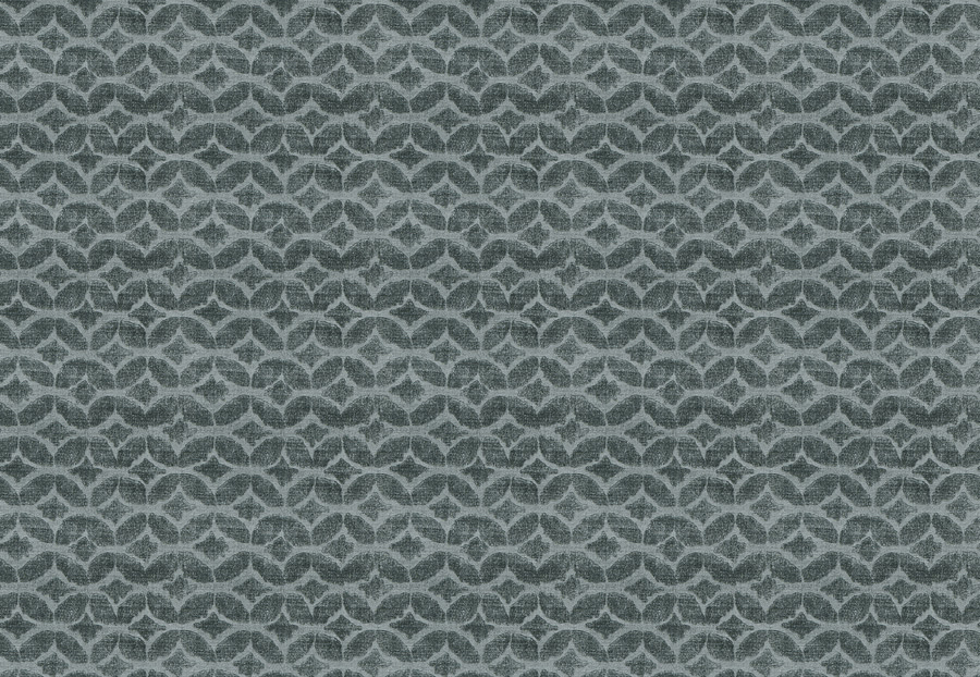 Ткань Fabricut Isabelle De Borchgrave-Color Ocean Couture velvet/Turquoise