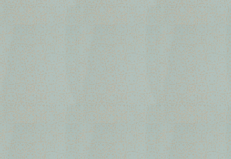 Ткань Fabricut Isabelle De Borchgrave-Color Ocean Venetian tile/Mist
