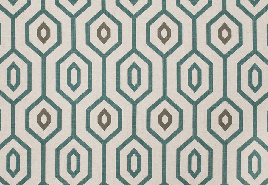 Ткань Fabricut Modern Nuances Blue Wave Sonic youth/Teal
