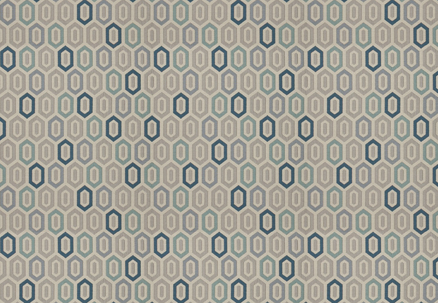 Ткань Fabricut Modern Nuances Blue Wave Jules/Ocean