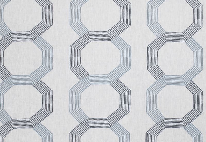 Ткань Fabricut Modern Nuances Blue Wave Corner shop/Navy