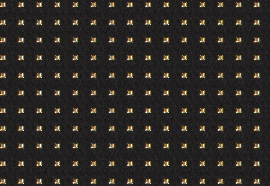 Ткань Fabricut Modern Nuances Grey Studded squares/Gold
