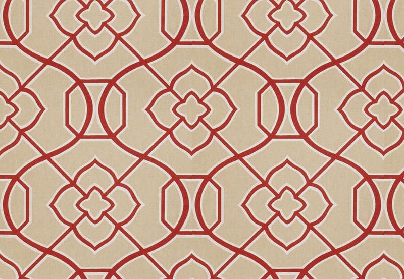 Ткань Fabricut Modern Nuances Lacquer Minaj/Red