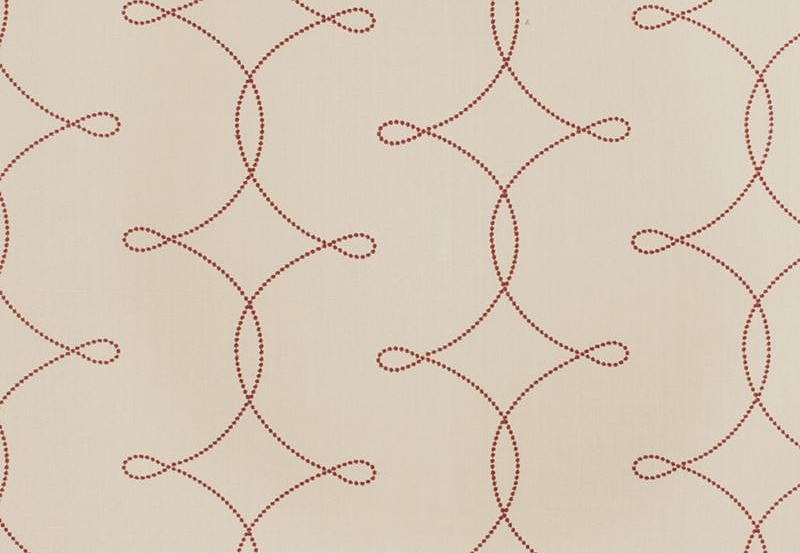 Ткань Fabricut Modern Nuances Lacquer Sheryl interlock/Cardinal