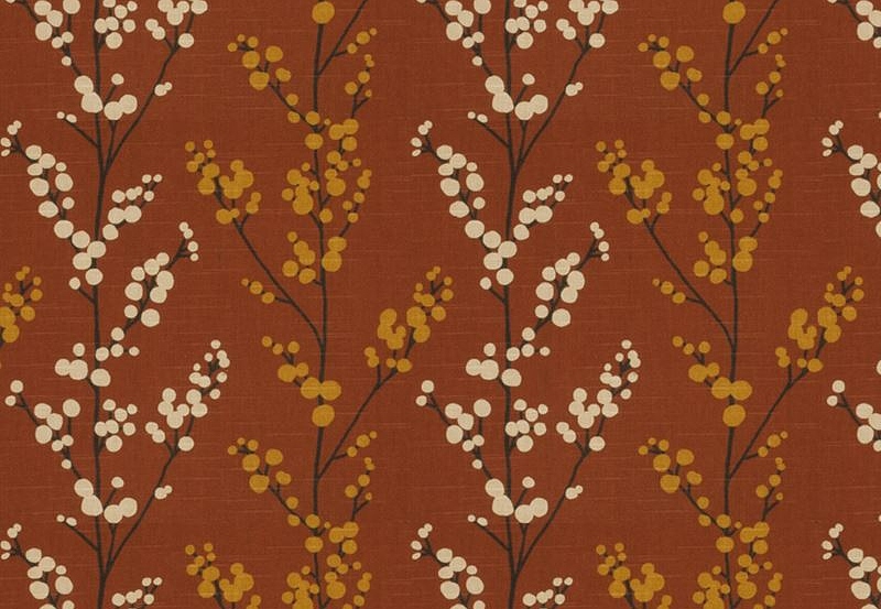 Ткань Fabricut Modern Nuances Lacquer Snontelle/Spice