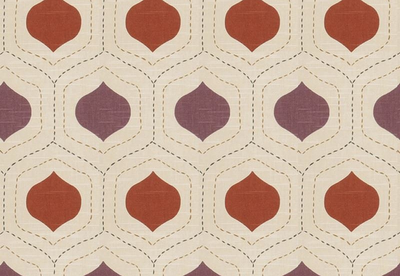Ткань Fabricut Modern Nuances Lacquer Charlatans/Plum spice