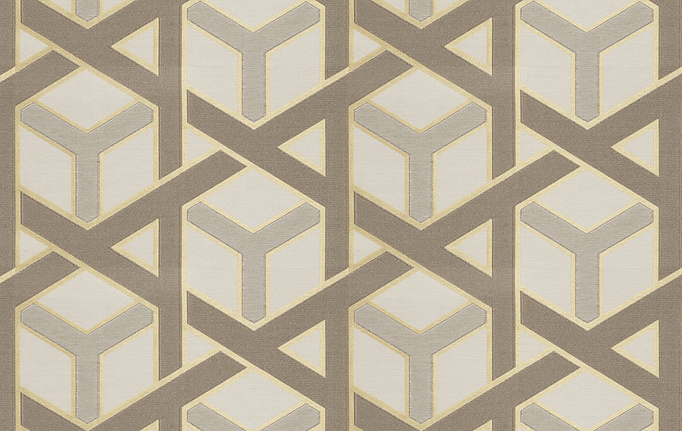 Американская ткань Fabricut, коллекция Modern Nuances Vol.II Sesame, артикул Asterisk/Gold