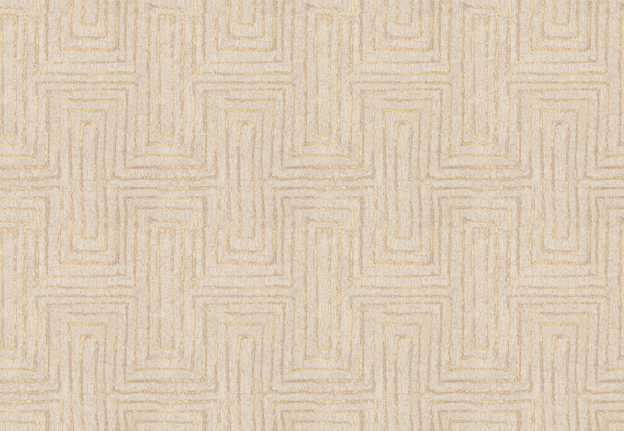 Ткань Fabricut Modern Nuances Vol.II Sesame Make music/Gold