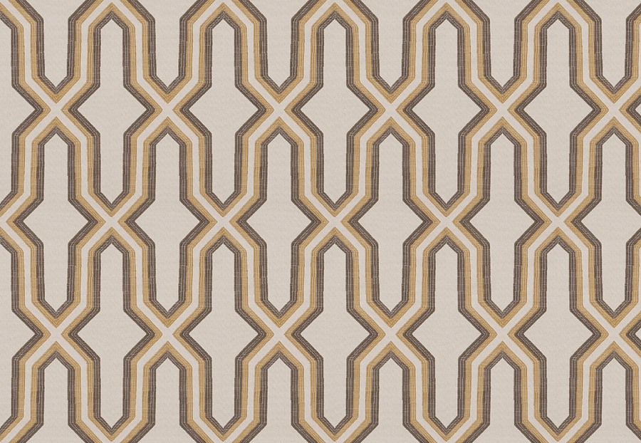 Ткань Fabricut Modern Nuances Vol.II Sesame Sasquatch geo/Gold