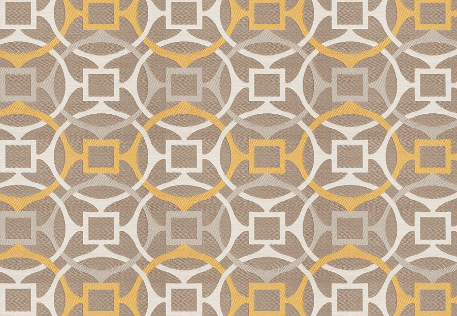 Ткань Fabricut Modern Nuances Vol.II Sesame Juke joint/Lemon