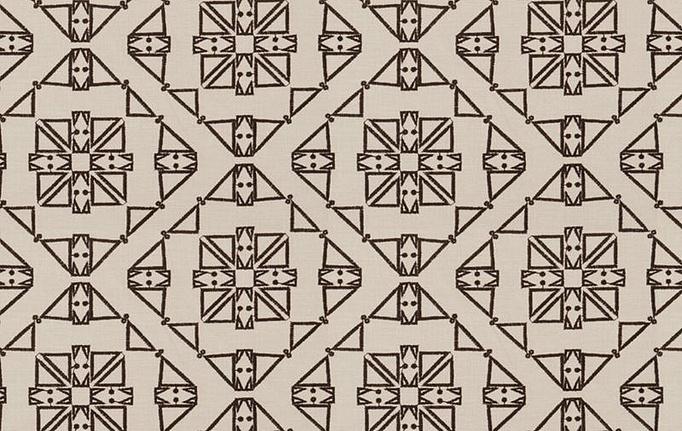Американская ткань Fabricut, коллекция Nate Berkus-Color Vol.II Canyon, артикул Olea/Chocolate