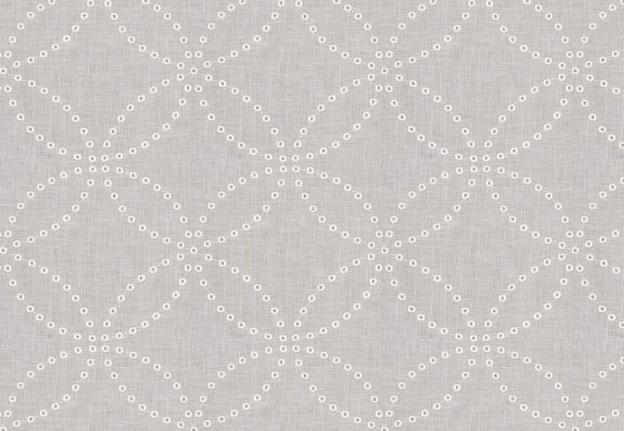 Ткань Fabricut Pure Elegance Linen Sheers Full circle/White