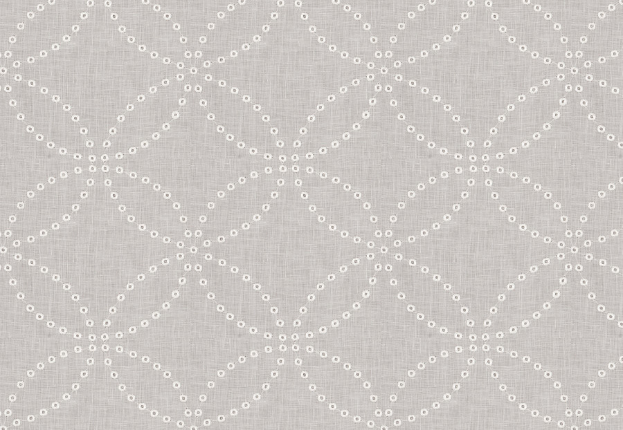Ткань Fabricut Pure Elegance Linen Sheers Full circle/White