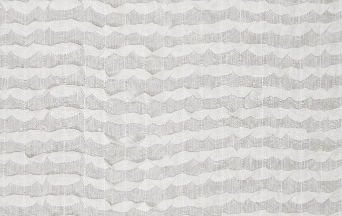 Американская ткань Fabricut, коллекция Pure Elegance Linen Sheers, артикул Tender tucks/White