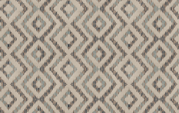 Американская ткань Fabricut, коллекция Silk Nuances Lapis, артикул Lauter ikat/Indigo