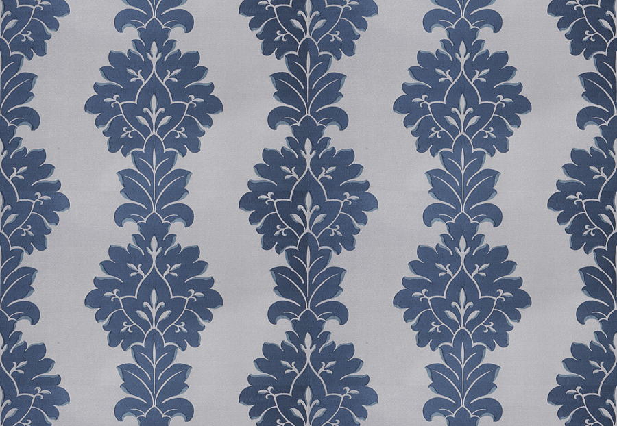Ткань Fabricut Silk Nuances Lapis Vergara Damask/Navy
