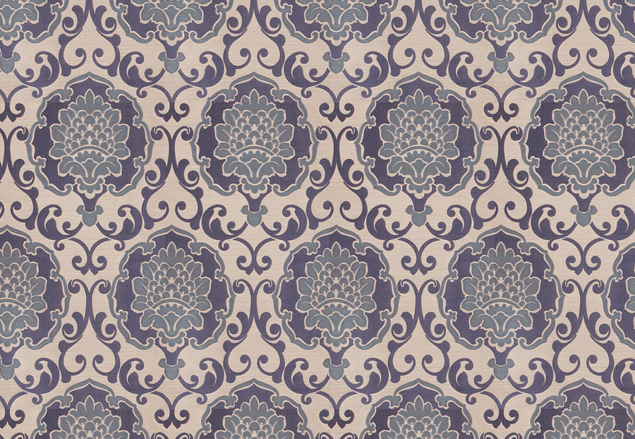 Ткань Fabricut Silk Nuances Lapis Shatner/Cobalt