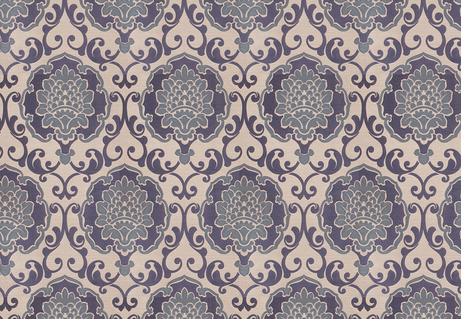 Ткань Fabricut Silk Nuances Lapis Shatner/Cobalt