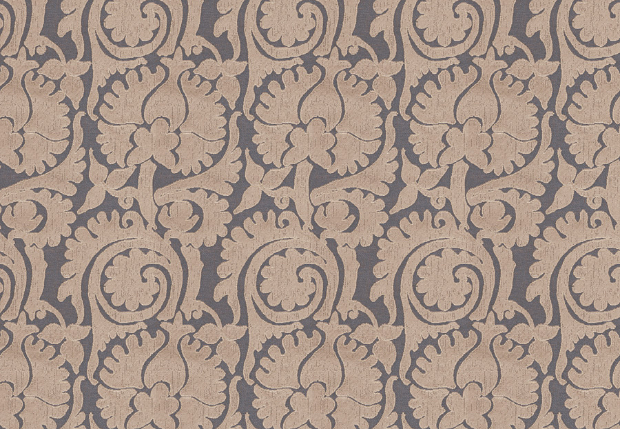 Ткань Fabricut Silk Nuances Lapis Duvall Damask/Horizont sheen