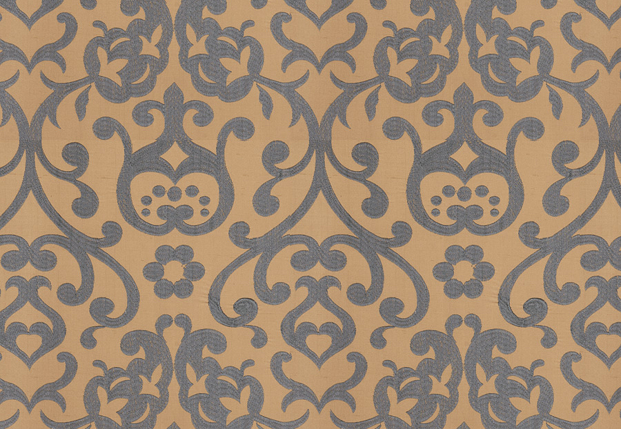 Ткань Fabricut Silk Nuances Lapis Emeril/Delft