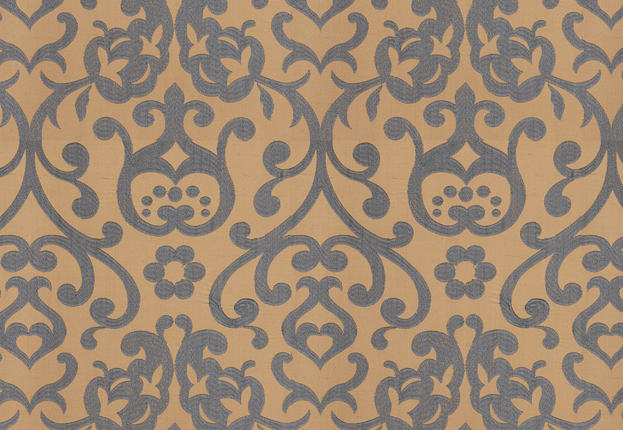 Ткань Fabricut Silk Nuances Lapis Emeril/Delft